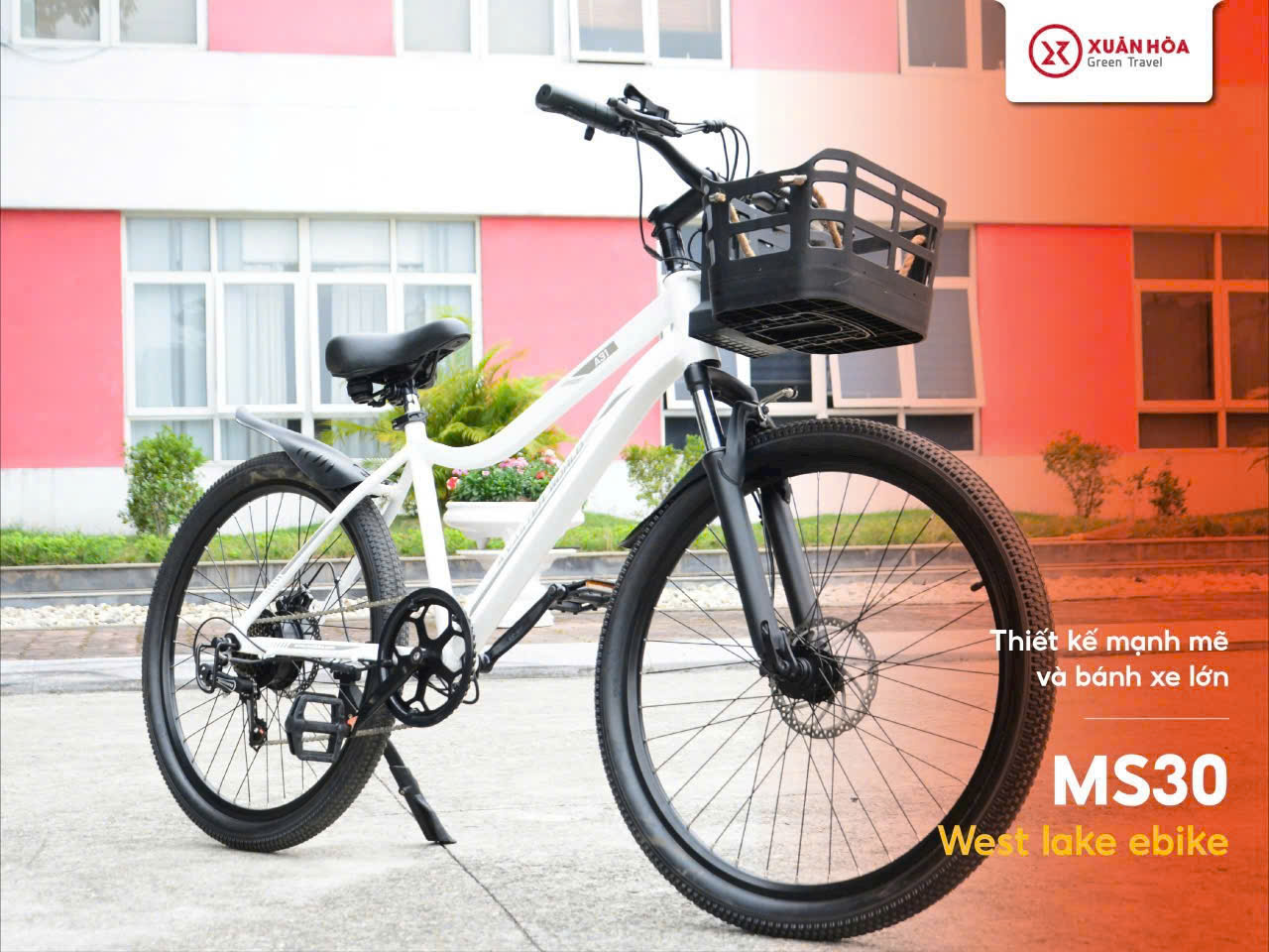 Xe đạp trợ lực Điện MS30 XUÂN HÒA (thương hiệu Việt)